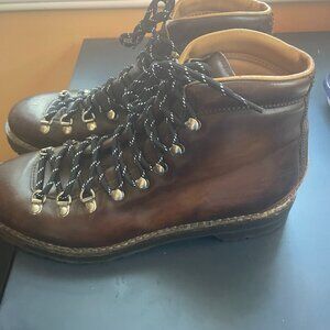 Mens Ralph Lauren Purple Label; Fidel Burnished Calfskin Hiking Boot Size 11